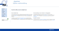 Desktop Screenshot of alphatools.de